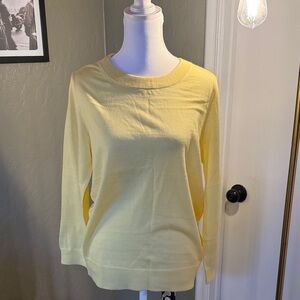 J. Crew Light Yellow Tippi Sweater